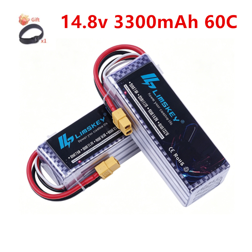Lipo Battery 4S - แบตเตอรี่ 4S LiPo 14.8V 3300mAh 60C/80C
