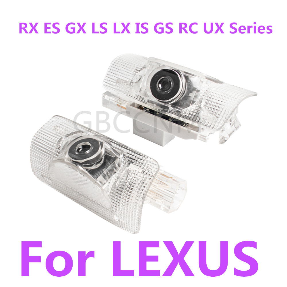 Led Light Kit Rc - หลอดไฟติดประตูรถยนต์ LED เงาผีต้อนรับอุปกรณ์เสริมสำหรับ Lexus ES350 GX460
