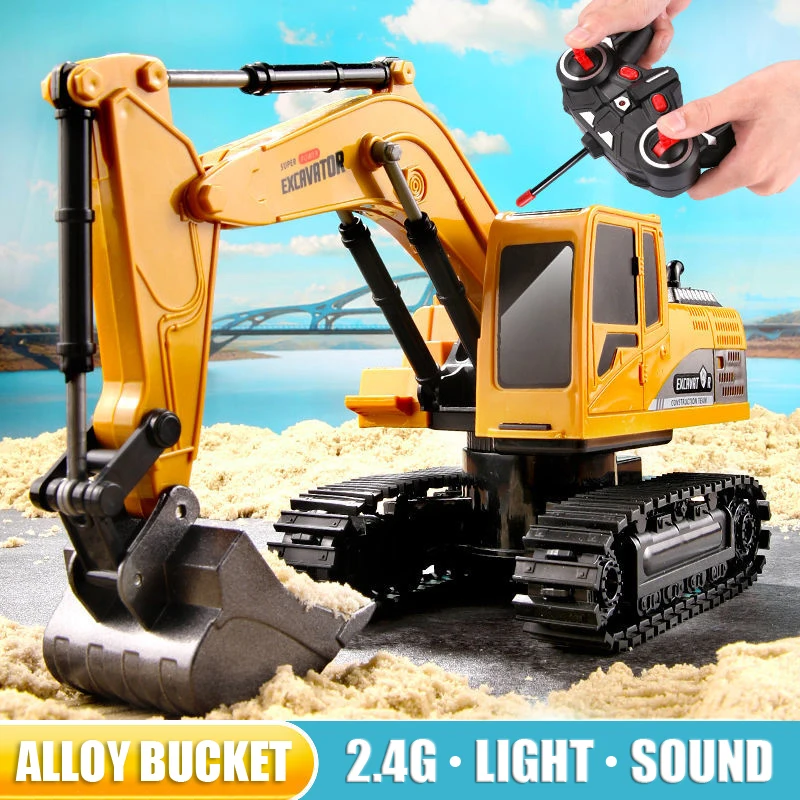 Rc Excavator Hobby - รถขุด RC 2.4Ghz 6 ช่องสัญญาณ 1:24