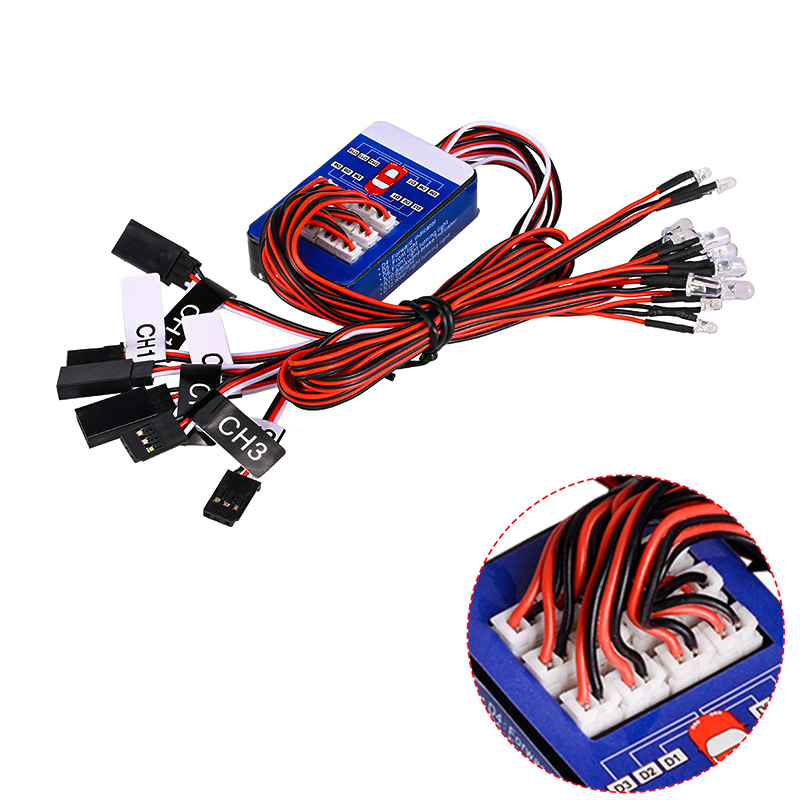 Led Light Kit Rc - ชุดไฟ LED RC 12 ดวง ระบบไฟจำลองอัจฉริยะ