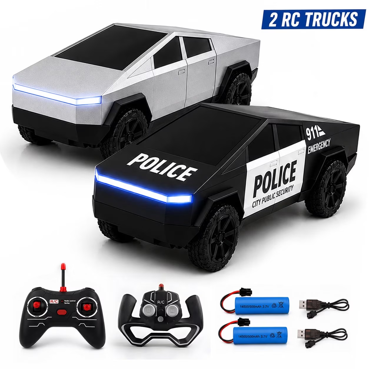 Led Light Kit Rc - รถของเล่น RC Cyber Truck 2 คัน