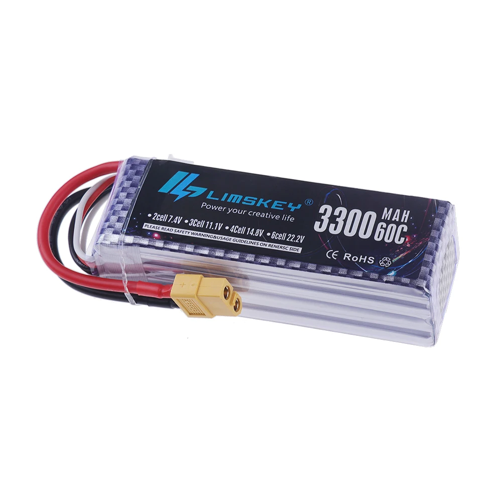 แบตเตอรี่ 4S LiPo 14.8V 3300mA - Lipo Battery 4S บทวิจารณ์และราคา