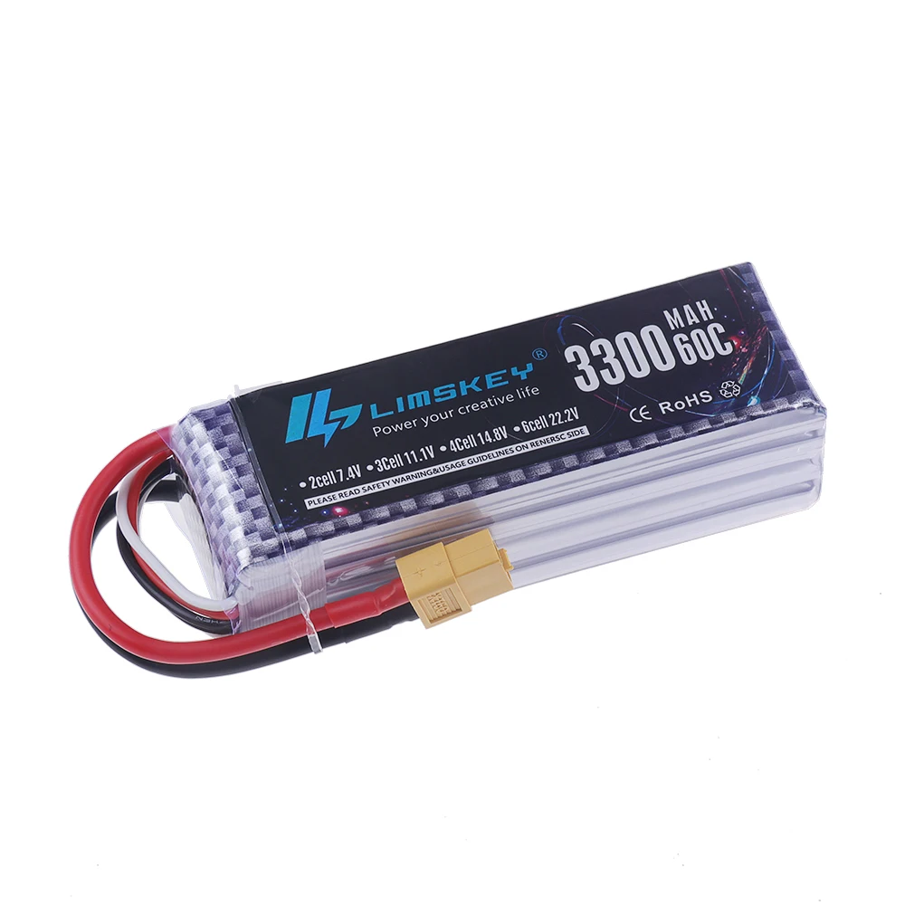 แบตเตอรี่ 4S LiPo 14.8V 3300mA - Lipo Battery 4S บทวิจารณ์และราคา