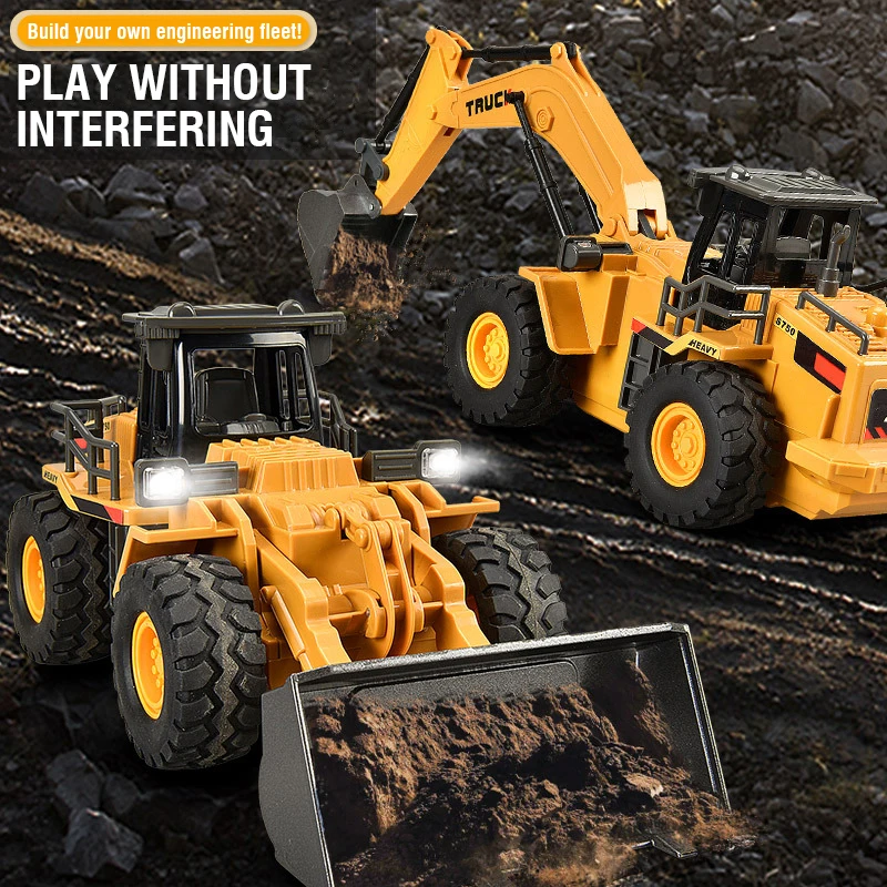 รถขุดบังคับวิทยุ 2.4G ทำจากโลห - Rc Excavator Hobby บทวิจารณ์และราคา