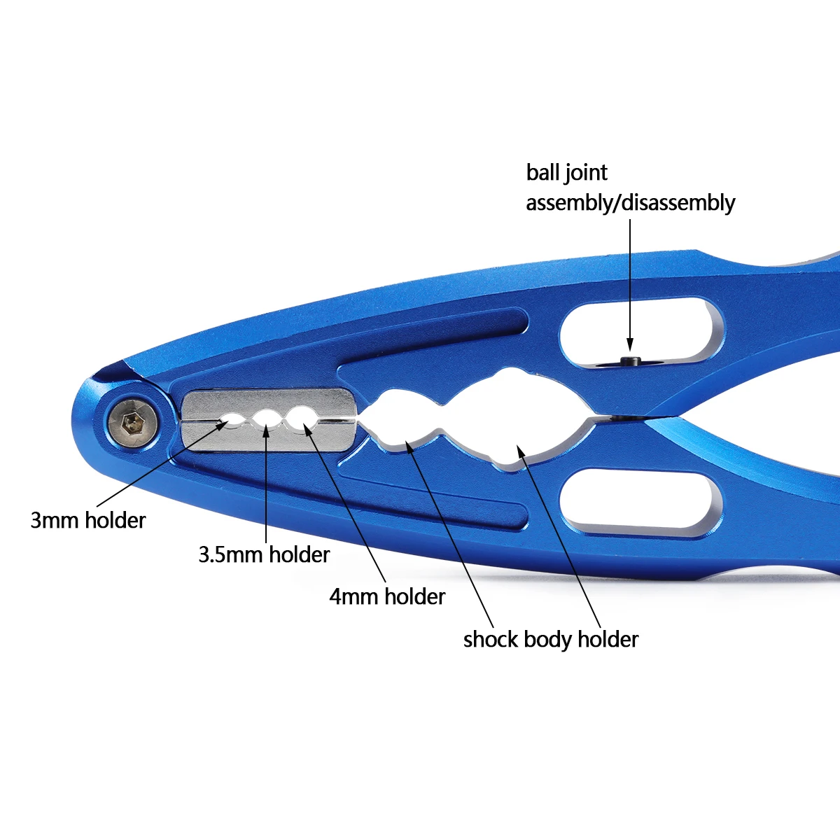 อลูมิเนียม CNC คีม Pivot Ball  - Rc Hobby Tools บทวิจารณ์และราคา