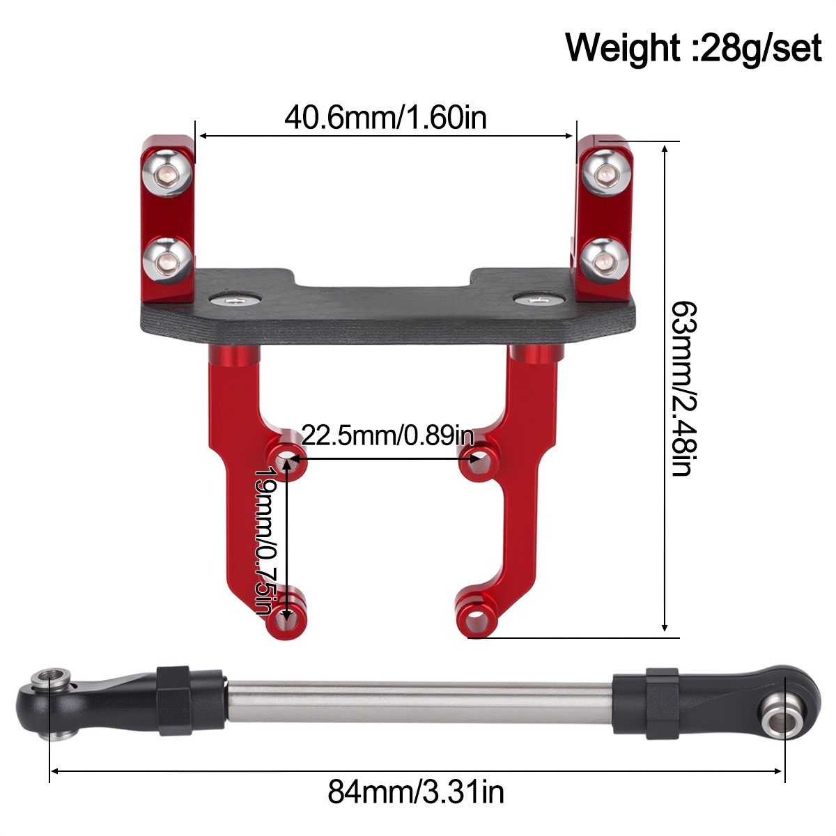 ฐานติดตั้งเซอร์โวอะลูมิเนียมอั - Rc Hobby Tools บทวิจารณ์และราคา