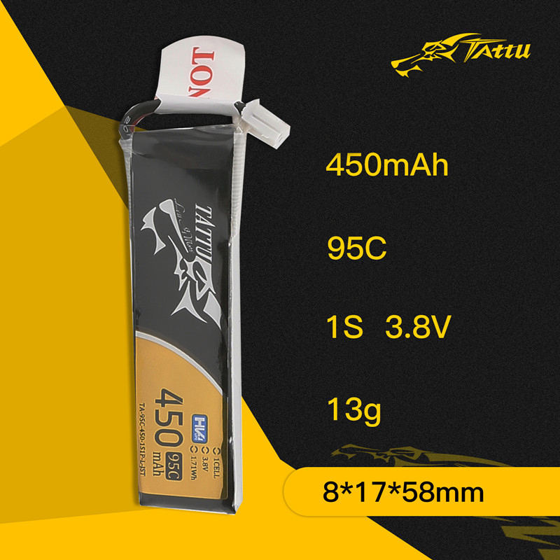 แบตเตอรี่ Tattu ใหม่450/500/55 - Lipo Battery 4S บทวิจารณ์และราคา