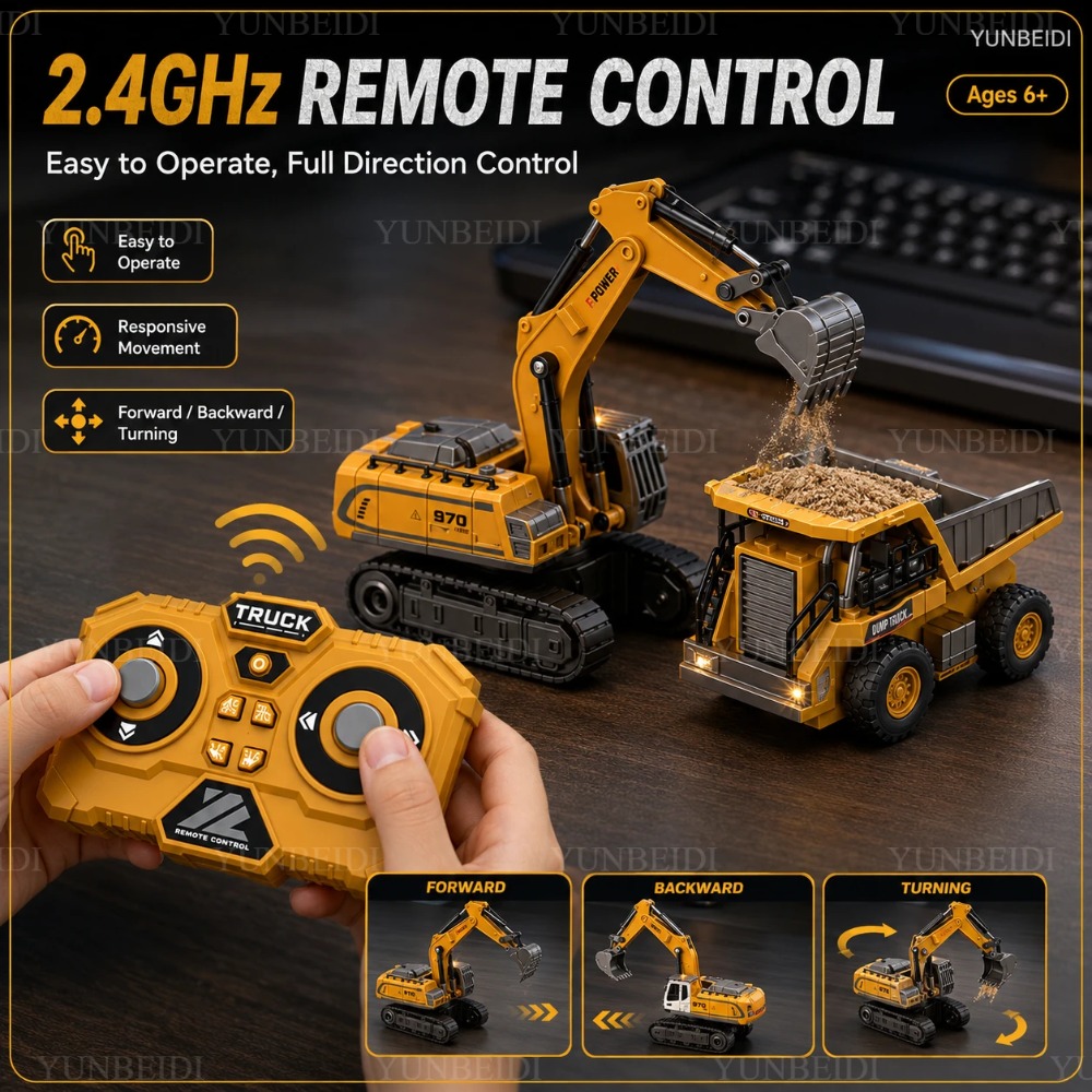 รถบังคับวิทยุขนาดเล็ก 1:64 รถย - Rc Excavator Hobby บทวิจารณ์และราคา